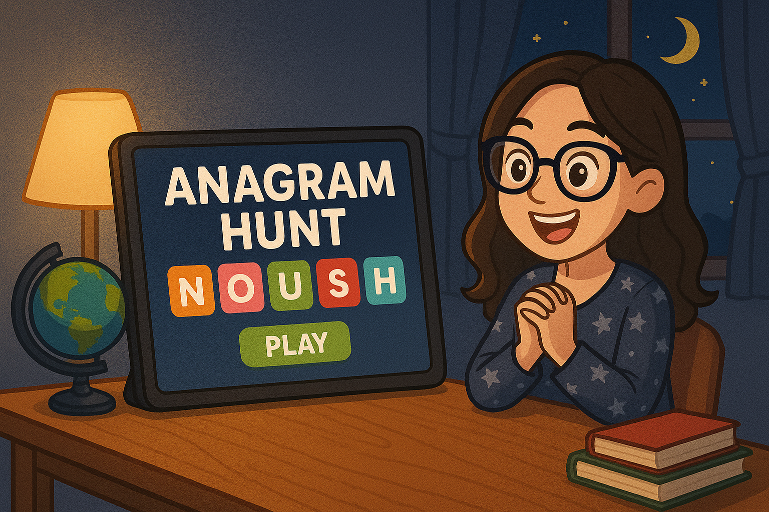 Screenshot of Anagram Hunt game